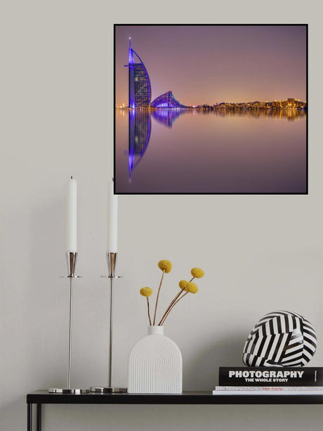 Burj Al Arab Reflections Poster och Canvastavla