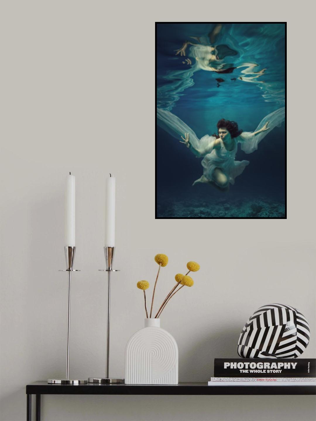 Underwater angel Poster och Canvastavla