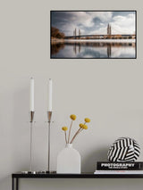 The bridge under the warm sun Poster och Canvastavla