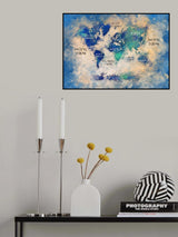 World map 38 Poster och Canvastavla