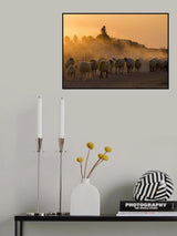 Herd and shepherd Poster och Canvastavla