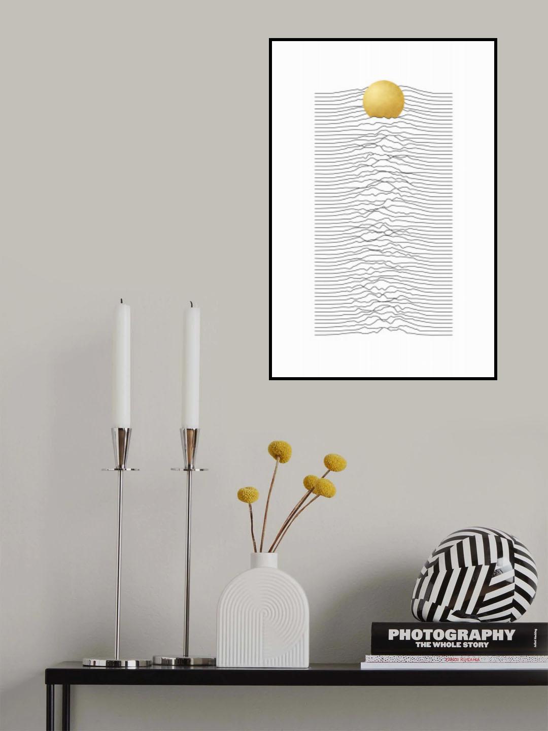 Golden Sunrise Poster och Canvastavla