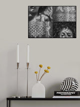portrait with lace Poster och Canvastavla