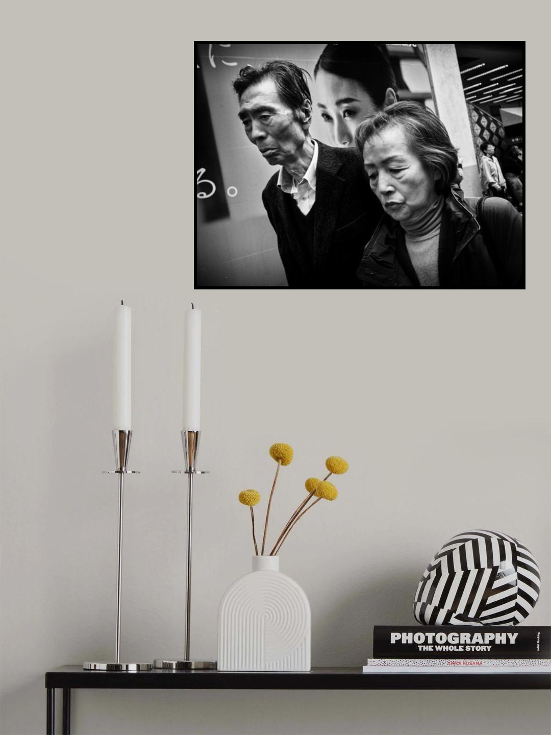 Shibuya Street - TOKYO 2018 Poster och Canvastavla
