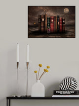 night library Poster och Canvastavla