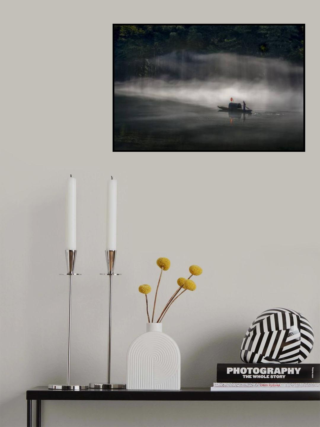 Misty Morning Poster och Canvastavla