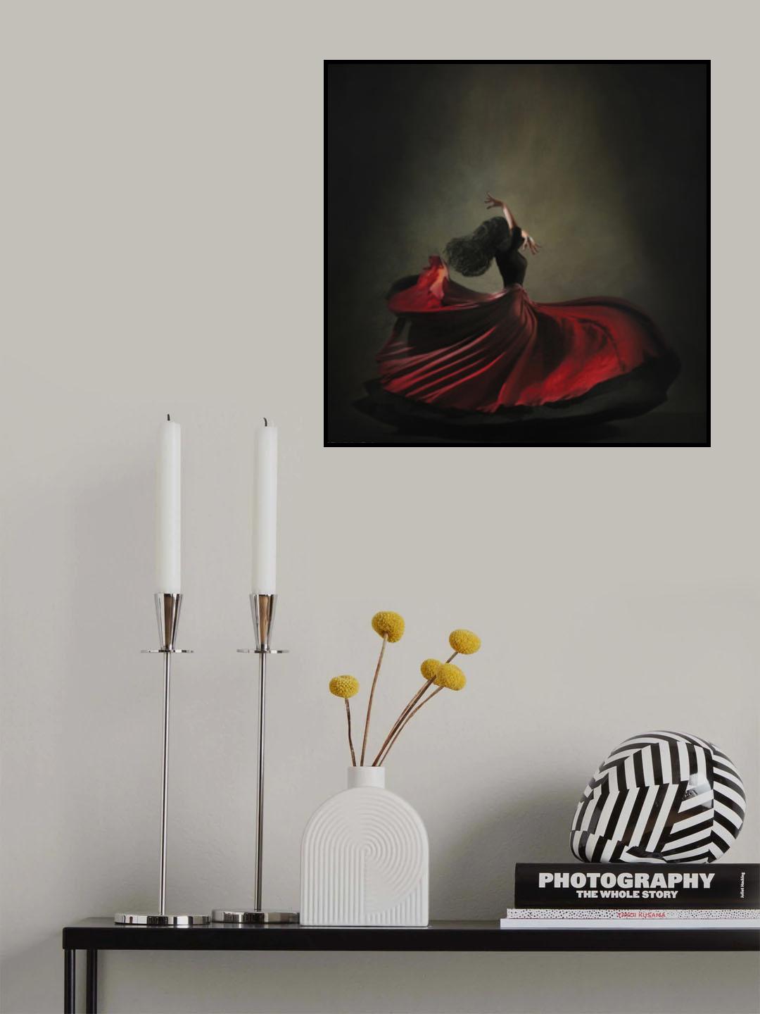 The girl &amp; dance Poster och Canvastavla