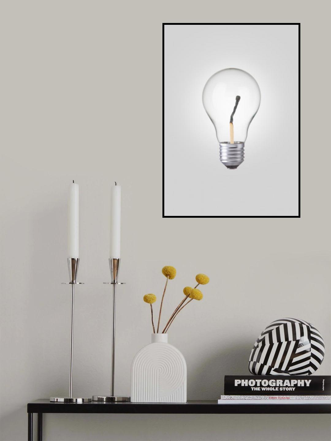 Burned Idea Poster och Canvastavla