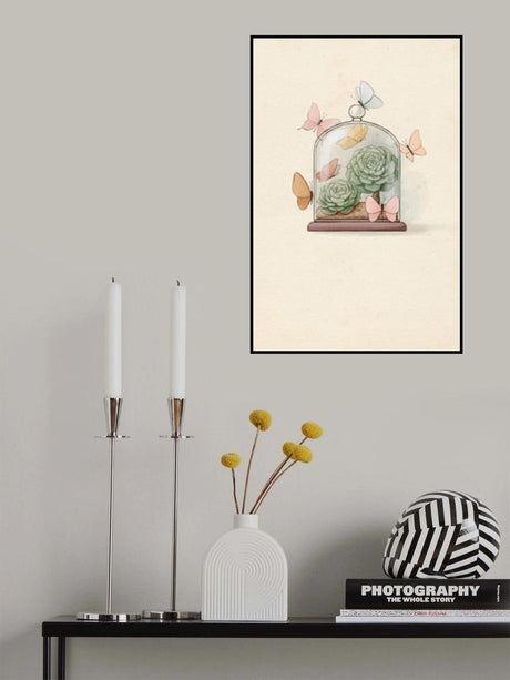 Succulent Fairy Plant Home Poster och Canvastavla