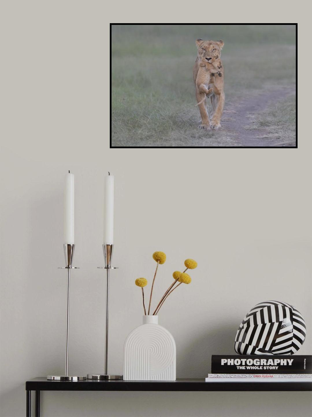 Carrying and moving Poster och Canvastavla