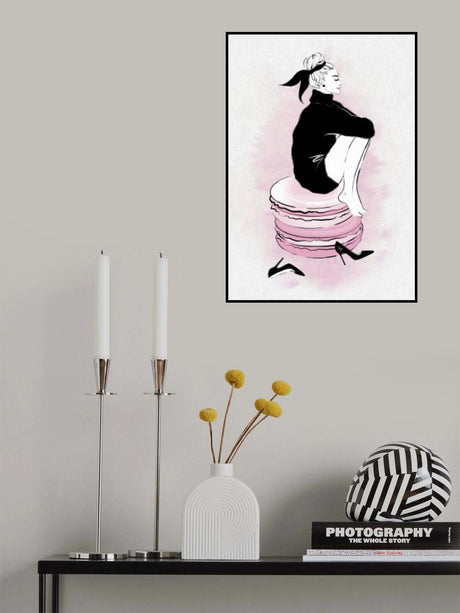 Macaron Girl Poster och Canvastavla