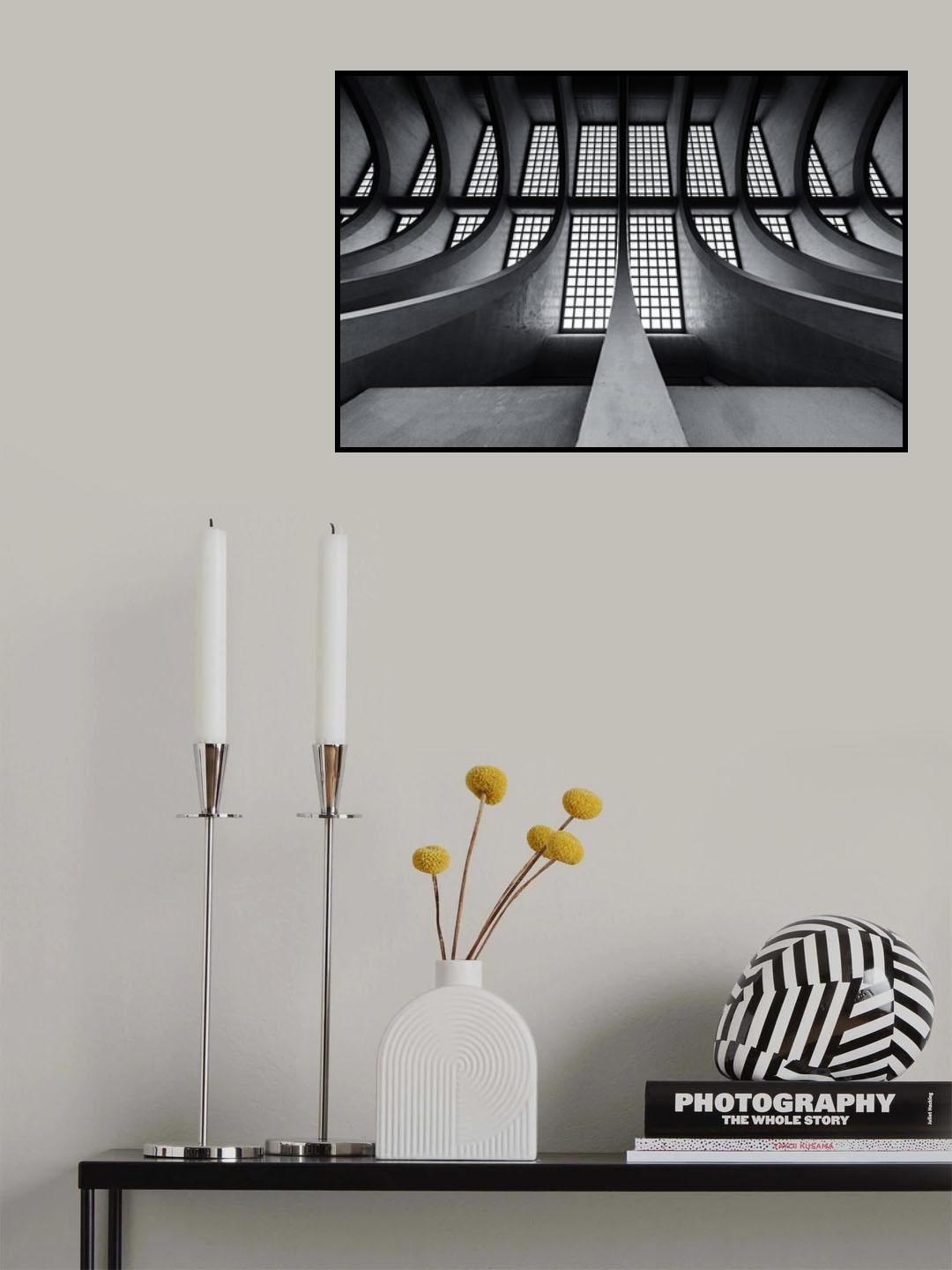 Rising Lines Poster och Canvastavla