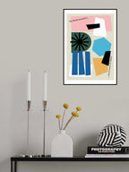 The World Around Us Grey Poster och Canvastavla
