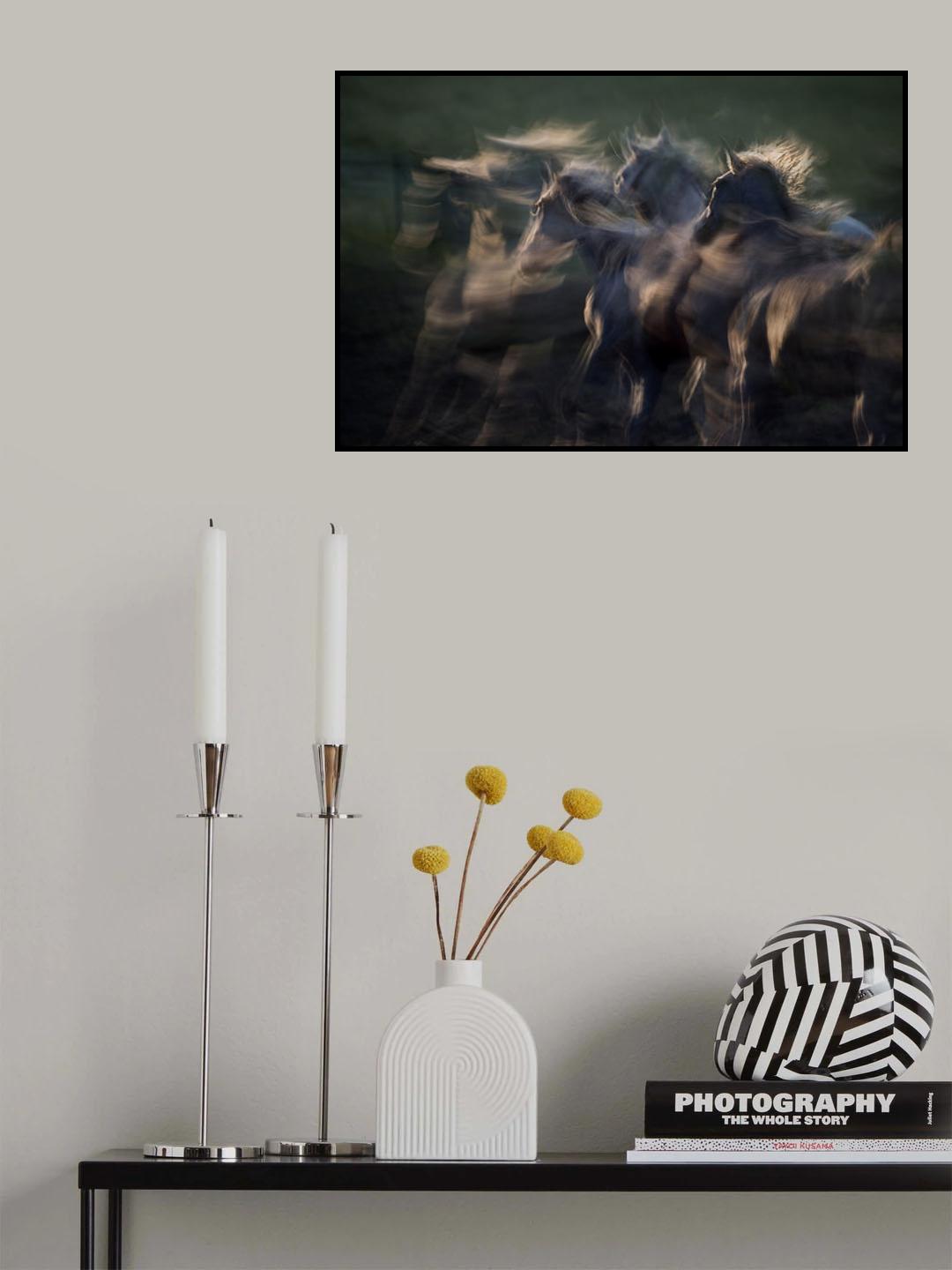 in the gallop Poster och Canvastavla