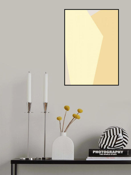 Abstract Yellow Poster och Canvastavla