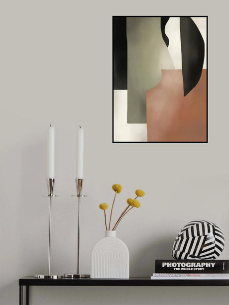 Tropical Abstract Collage Poster och Canvastavla