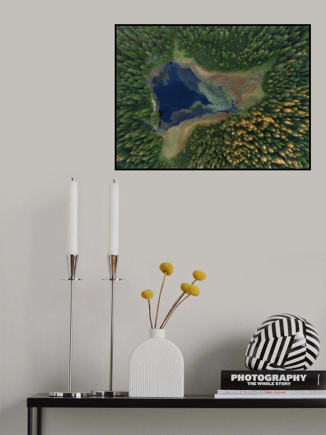 Black Lake, Slovenia Poster och Canvastavla