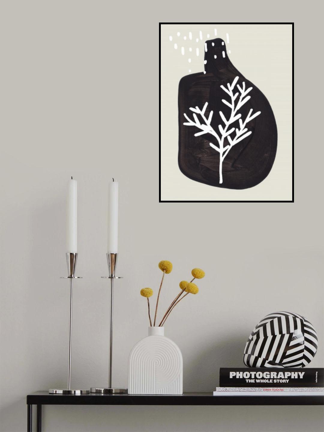 Ink Motif 5 Poster och Canvastavla