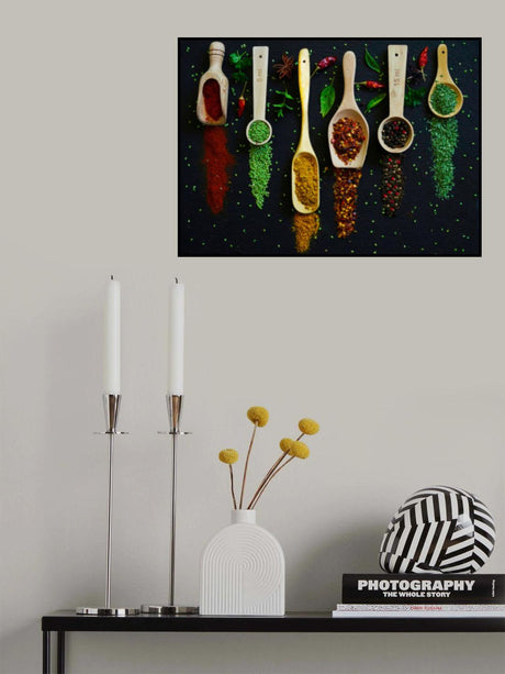 The power and beauty of spices . Poster och Canvastavla