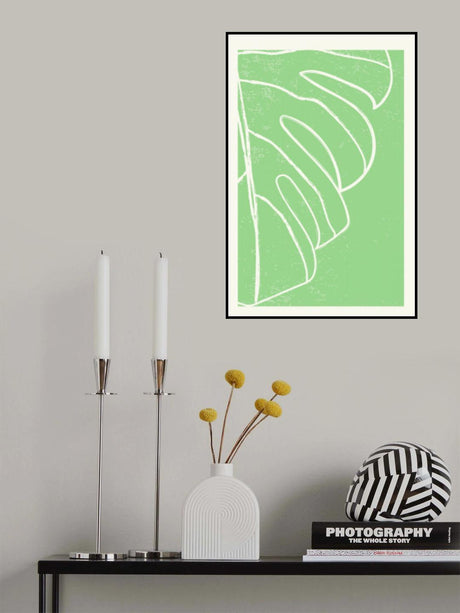 Minimal Monstera Collection #3 Poster och Canvastavla