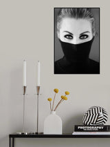 Girl in black Poster och Canvastavla
