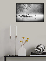 A Foggy Fall Morning Poster och Canvastavla