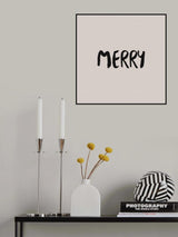 Xmas Merry Poster och Canvastavla