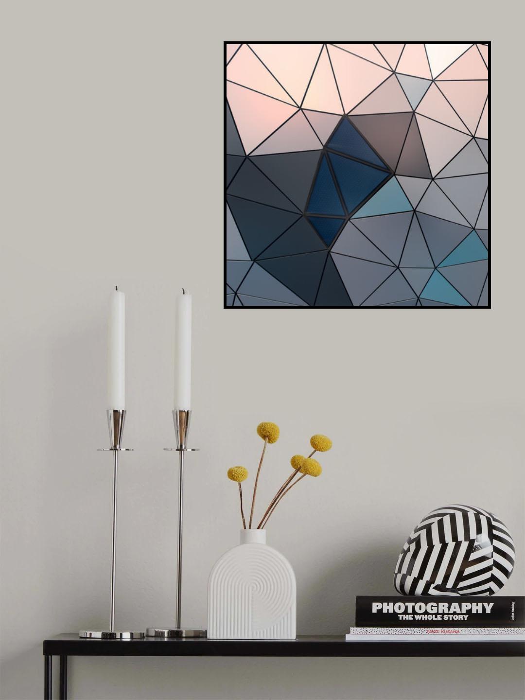 Blue Poster och Canvastavla