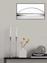 Riding on bridge Poster och Canvastavla