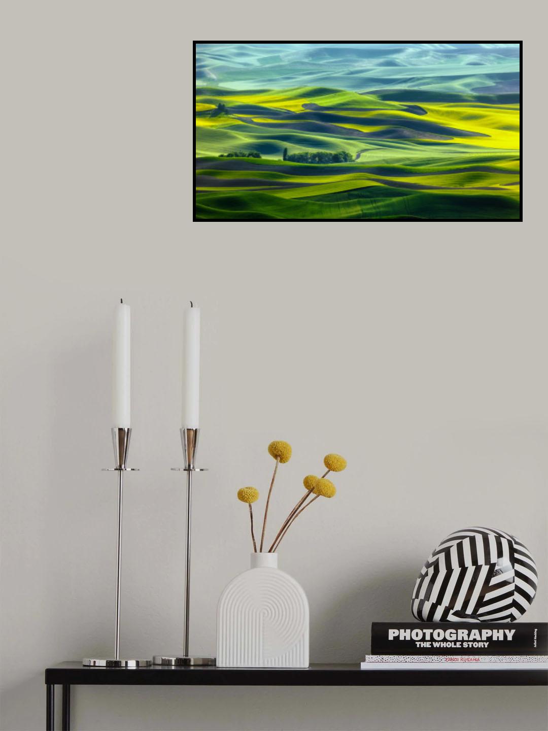 Waves of wheat field Poster och Canvastavla