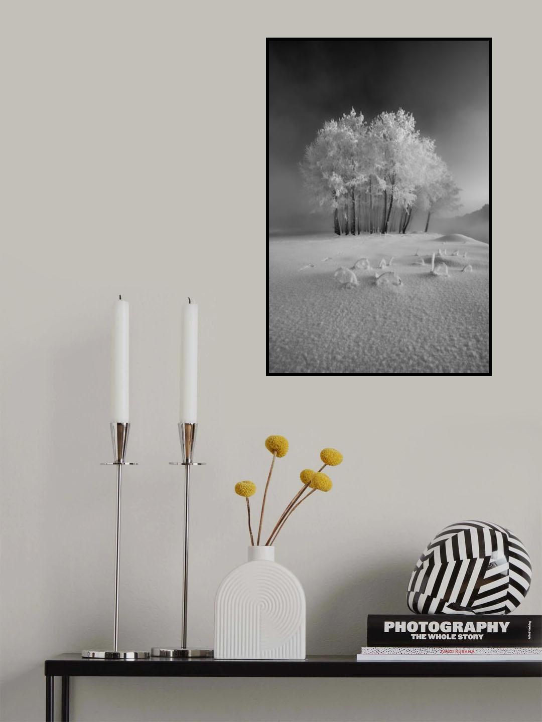 The first snow Poster och Canvastavla