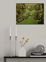 river meanders Poster och Canvastavla