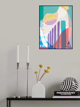 Colorful City Poster och Canvastavla