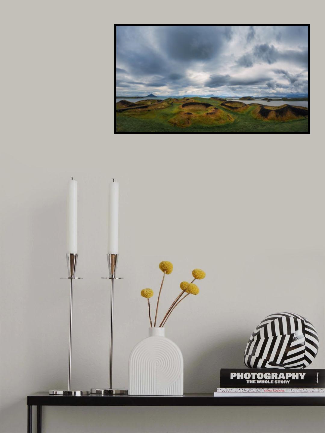Garden of Volcanos Poster och Canvastavla