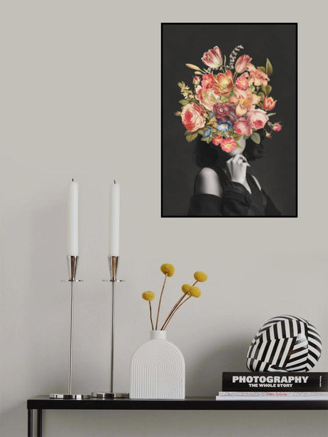 Vintage Floral Bouquet Poster och Canvastavla