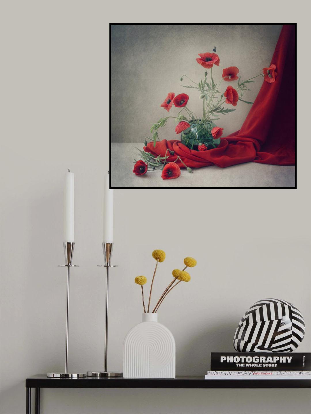 Red Poster och Canvastavla