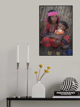 at a fulani village, in Faro Valley, Cameroon Poster och Canvastavla