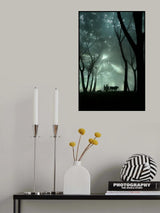 oxcart silhouette Poster och Canvastavla