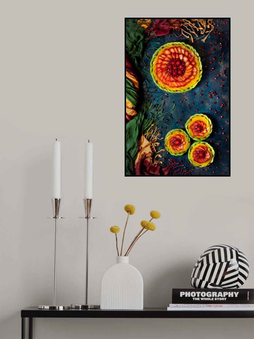 Colored fruit tart Poster och Canvastavla