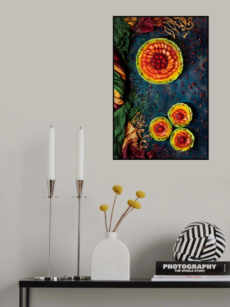 Colored fruit tart Poster och Canvastavla