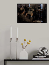 newspaper man Poster och Canvastavla