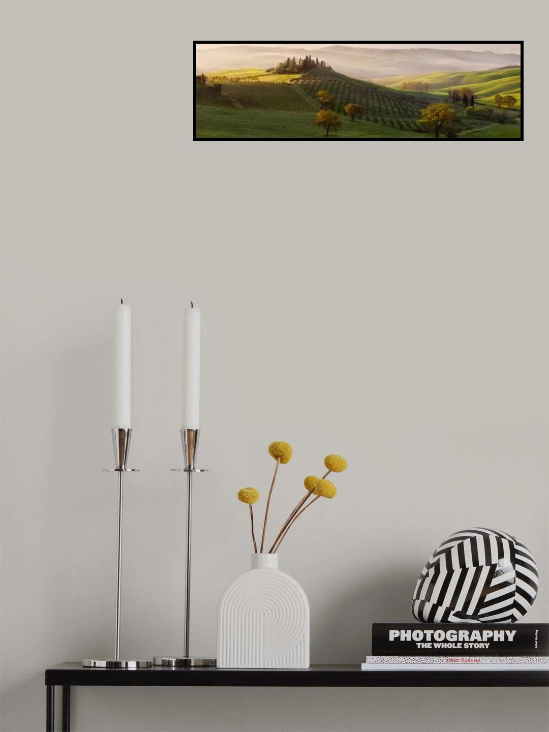 Tutte le Strade Portano a Belvedere Poster och Canvastavla