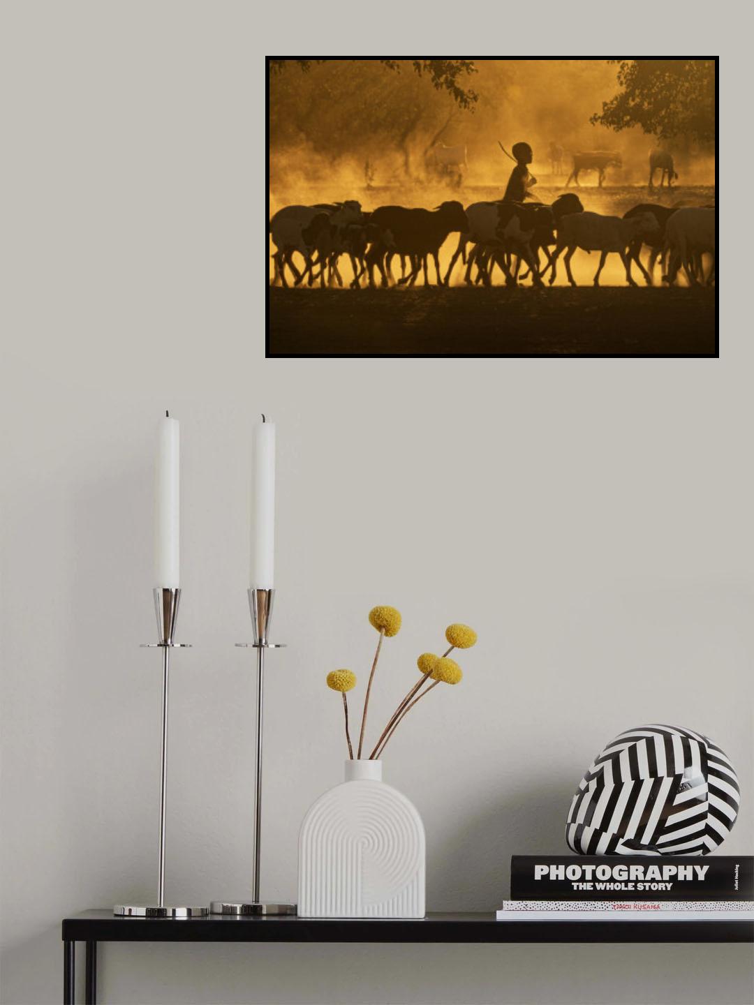 Shepherd Boy Poster och Canvastavla