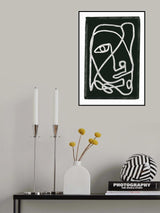 Abstract Line Drawing Poster och Canvastavla