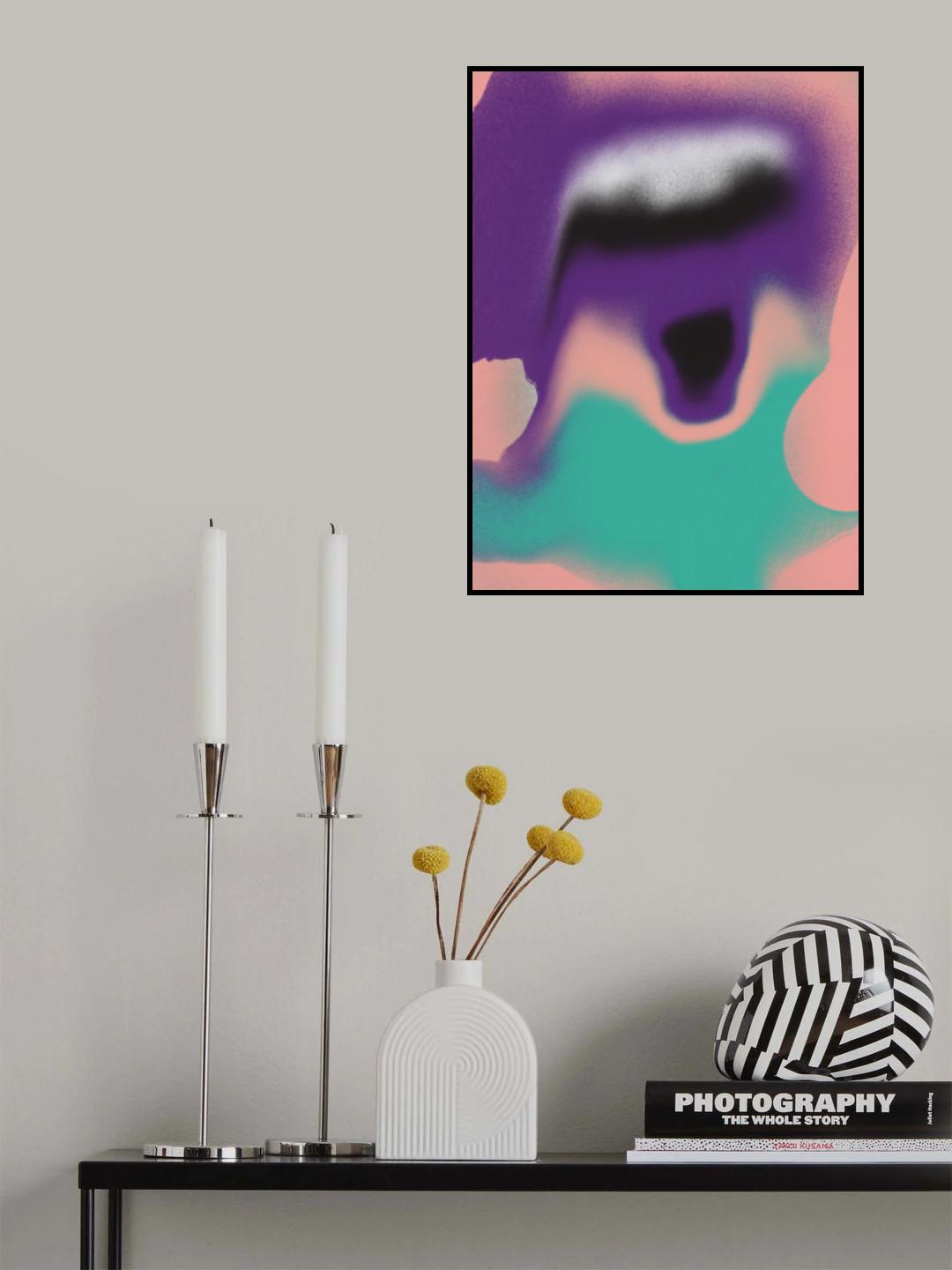 Purple and Pink Spread Poster och Canvastavla