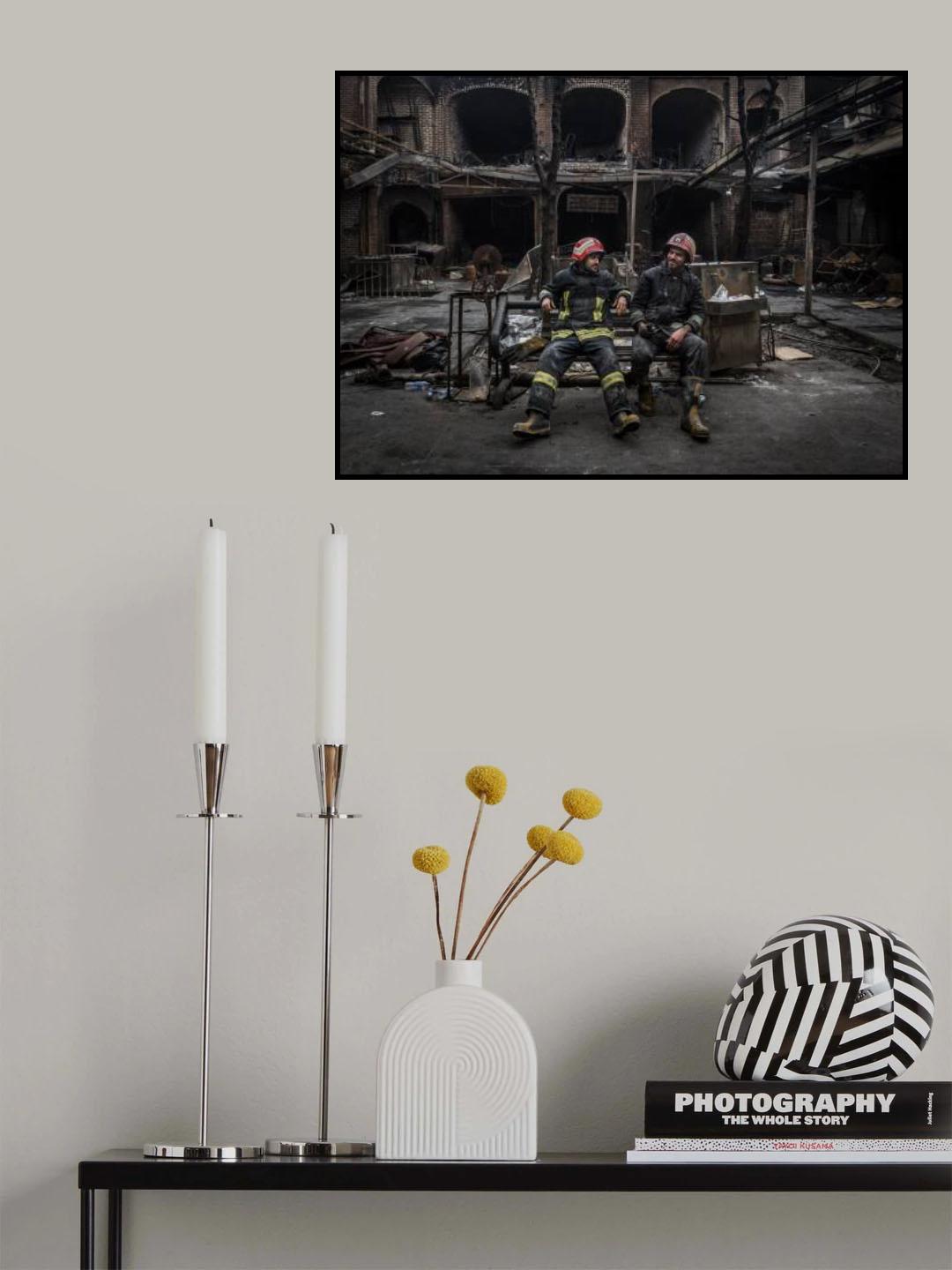 Tired Of Fire Poster och Canvastavla