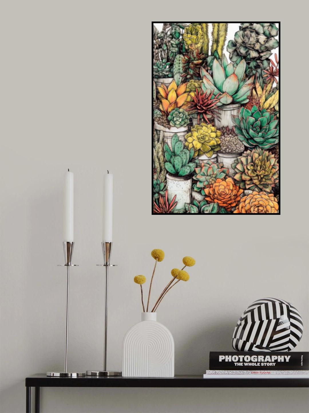 Succulents and cactus 12 Poster och Canvastavla
