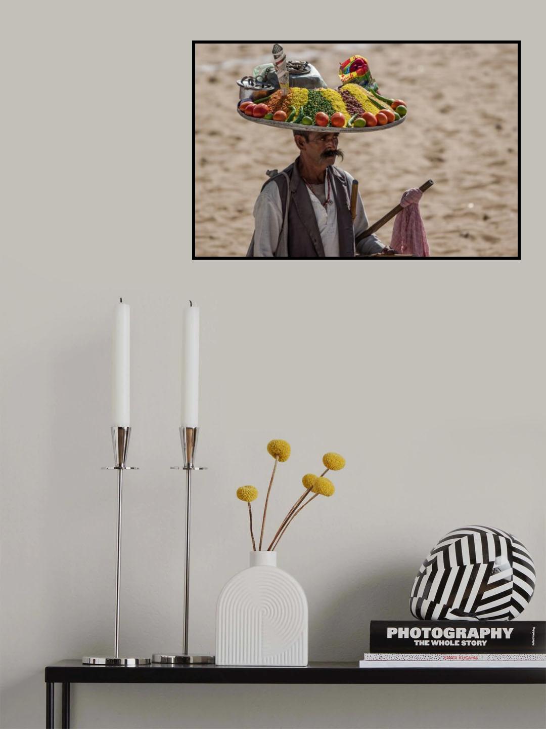 indian fast food Poster och Canvastavla