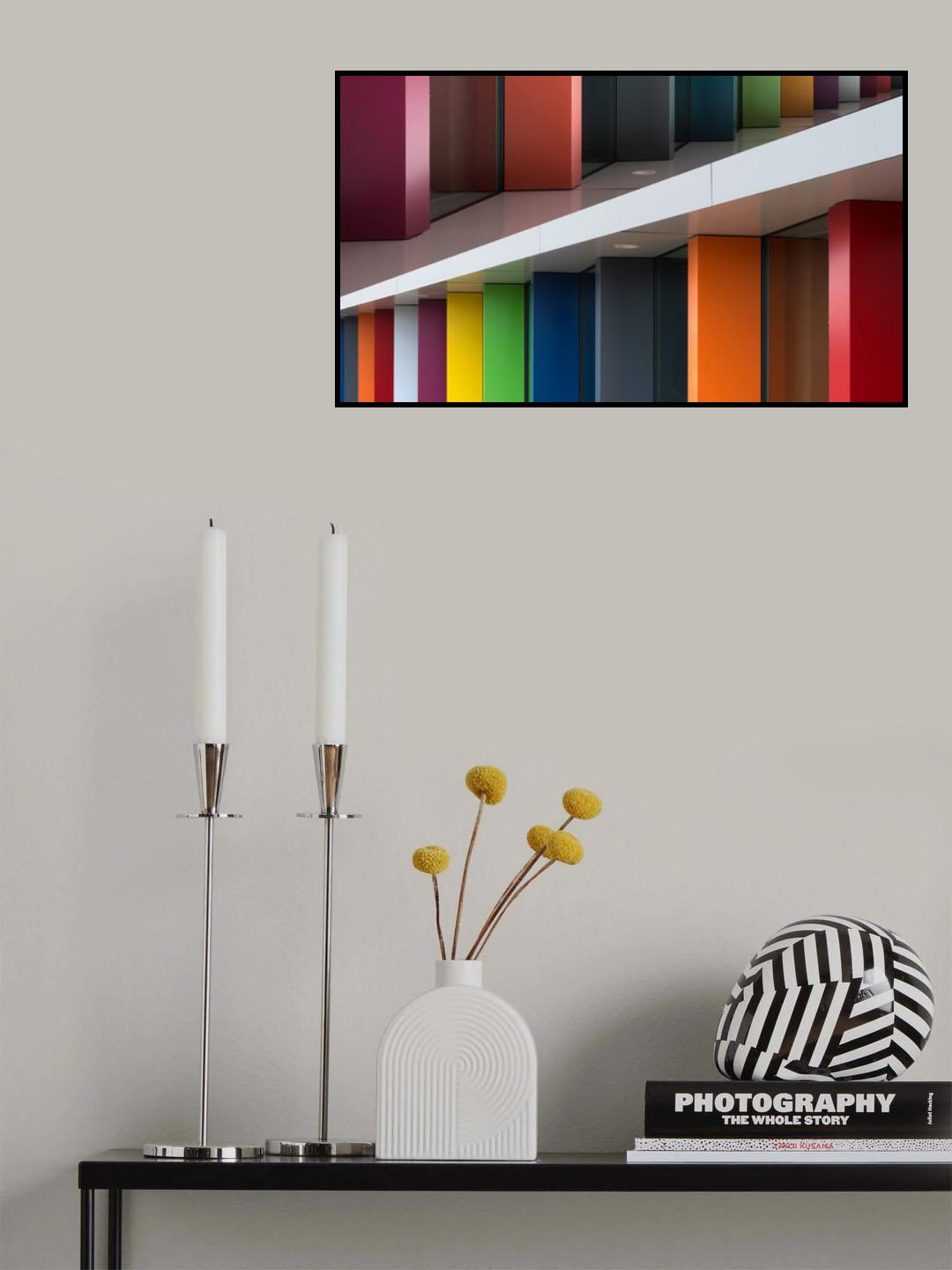 Biblion colors Poster och Canvastavla