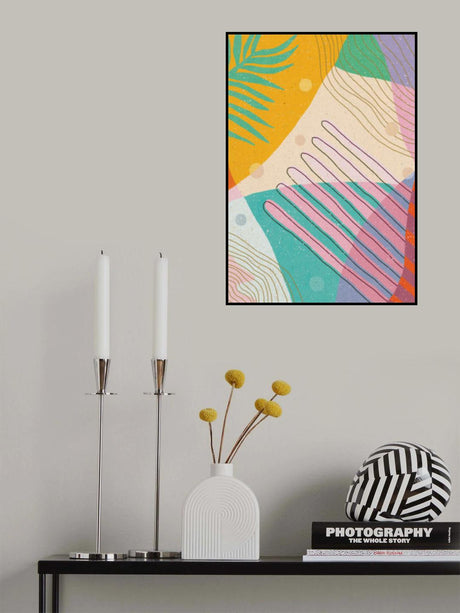 Botanical Disco Poster och Canvastavla